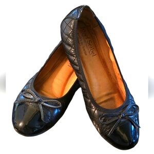 Josef Seibel Pippa 25 Cap Toe Flat Double Air Reactiom Black  Size 6